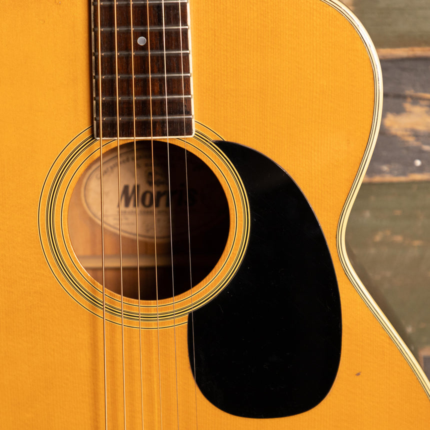 1980 Morris F-20 Acoustic Dreadnought - Natural