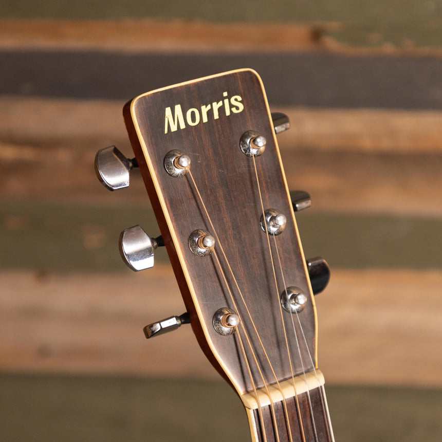 1980 Morris F-20 Acoustic Dreadnought - Natural