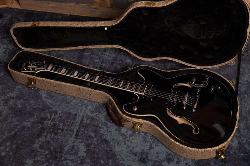 Hagstrom Viking Deluxe Baritone 2010s - Black