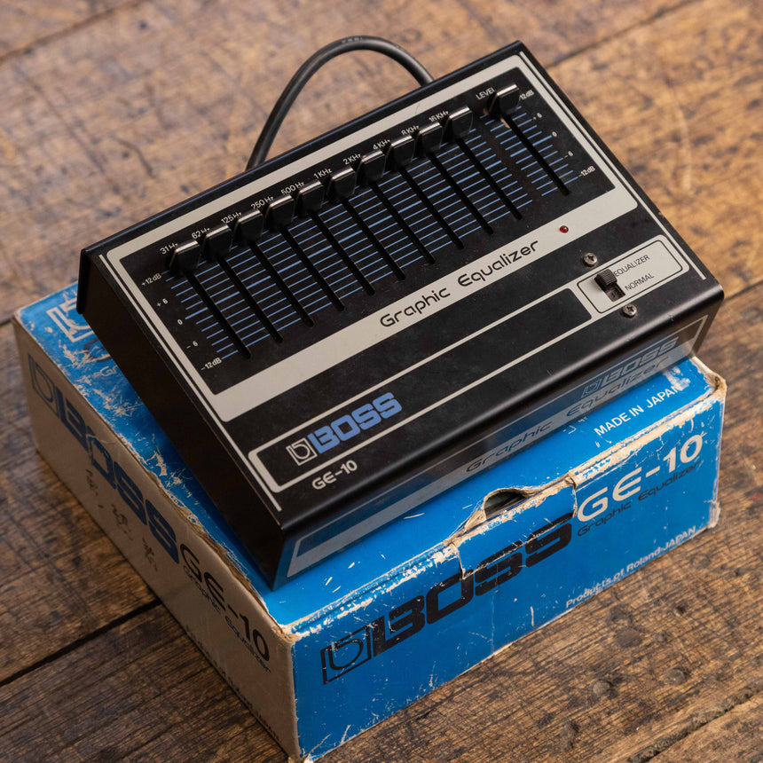 Boss GE-10 Graphic Equalizer Pedal - Converted for Australian Use