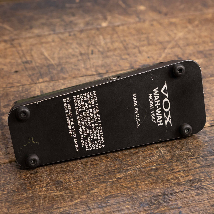 Vox V847 Wah 1994 - 2006 - Black / Chrome - Made in USA