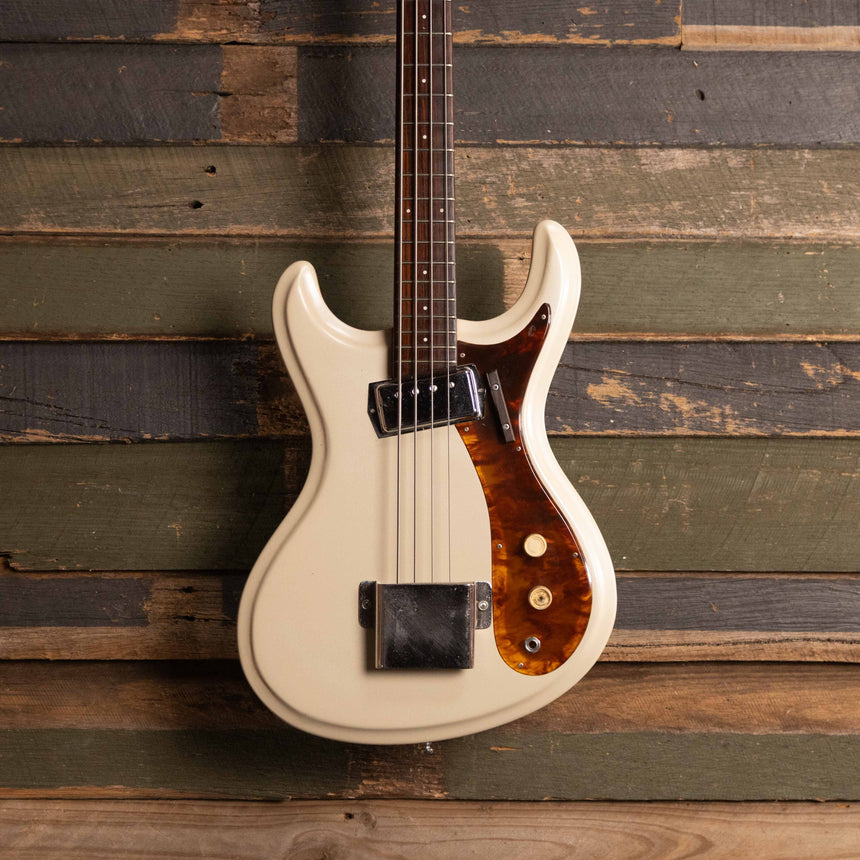 1968 Guyatone EB-01 Bass - White Sparkle
