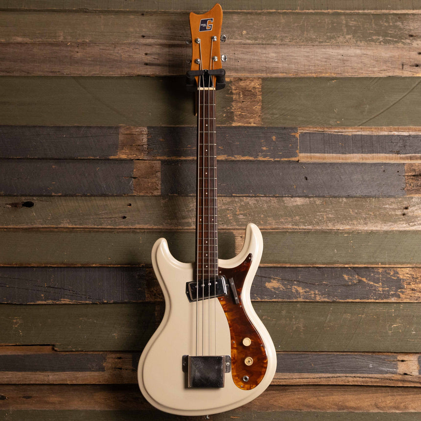 1968 Guyatone EB-01 Bass - White Sparkle