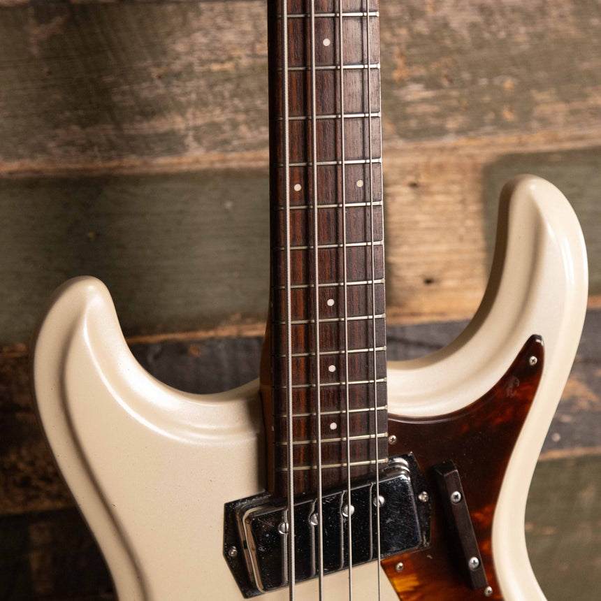 1968 Guyatone EB-01 Bass - White Sparkle