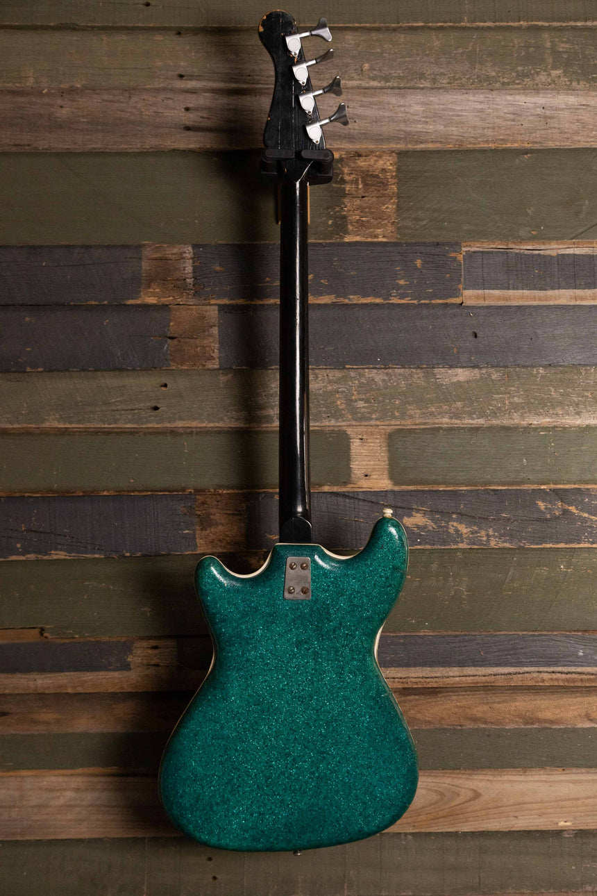 1964 Klira Oklahoma Bass 962 Turquoise Sparkle