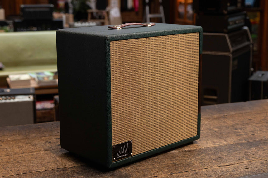 MWM Cabinetry Custom Order Mini Cab 1x12 - Forest Pine Green - Loaded with Jensen N12K 100w 8 ohm