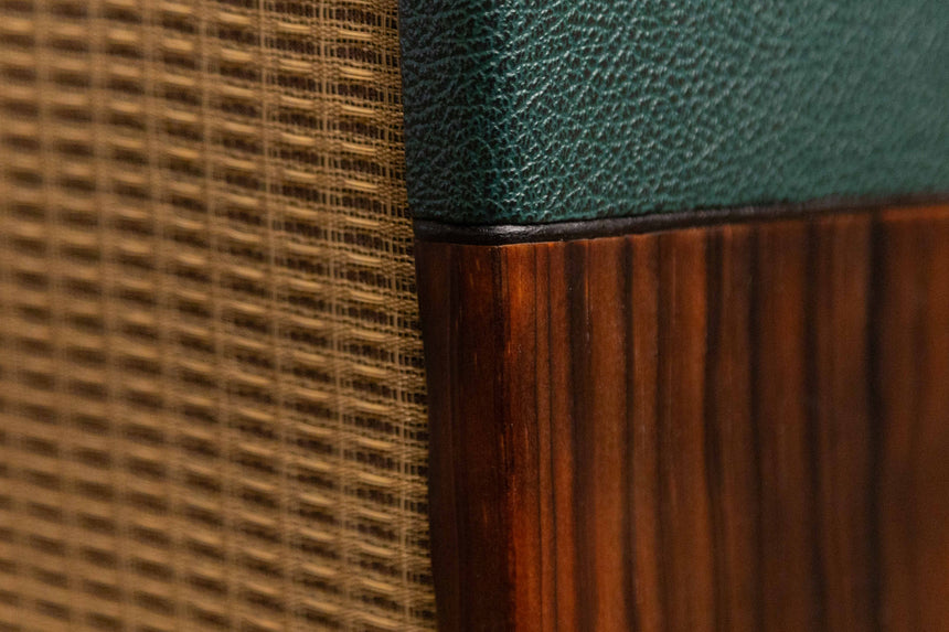 MWM Cabinetry Custom Order Mini Cab 1x12 - Forest Pine Green - Loaded with Jensen N12K 100w 8 ohm