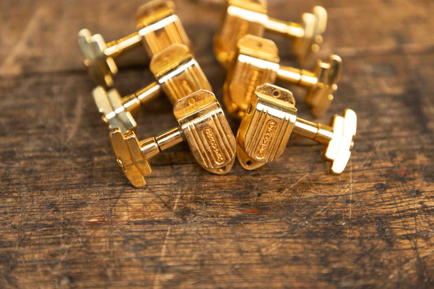 Grover 150G Imperial 3+3 Tuning Machines 16:1 Ratio 2010s - Gold