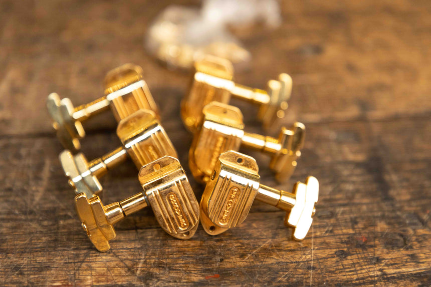 Grover 150G Imperial 3+3 Tuning Machines 16:1 Ratio 2010s - Gold