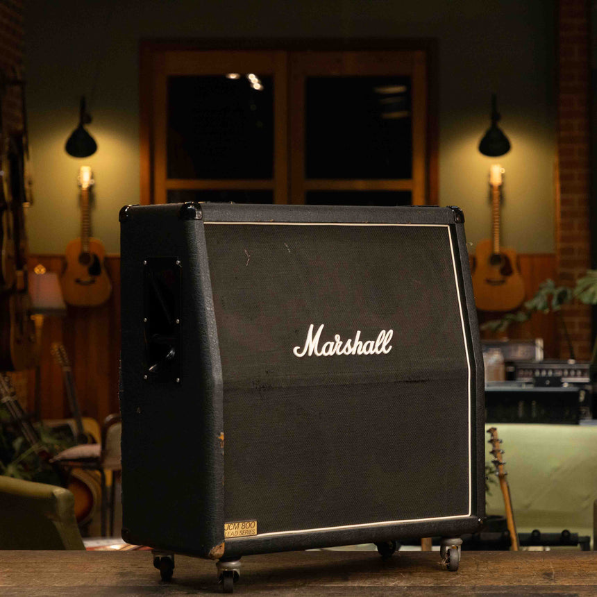 Marshall JCM 800 Lead Series Model 1960A 260-Watt 16ohm 4x12 Cabinet 1980s - Black