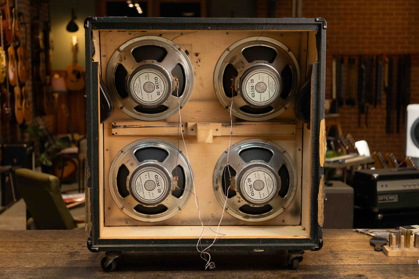 Marshall JCM 800 Lead Series Model 1960A 260-Watt 16ohm 4x12 Cabinet 1980s - Black