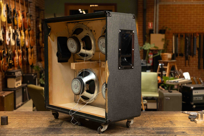 Marshall JCM 800 Lead Series Model 1960A 260-Watt 16ohm 4x12 Cabinet 1980s - Black