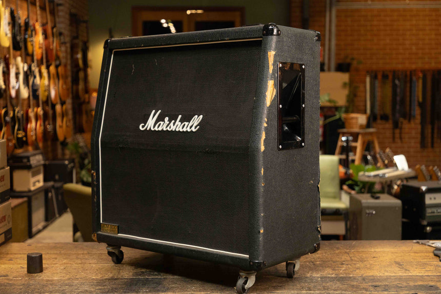 Marshall JCM 800 Lead Series Model 1960A 260-Watt 16ohm 4x12 Cabinet 1980s - Black