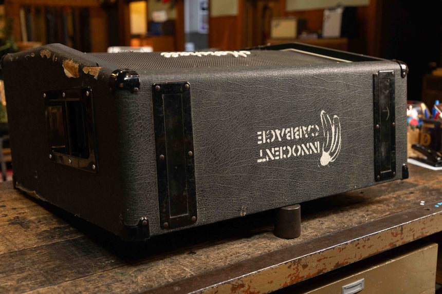 Marshall JCM 800 Lead Series Model 1960A 260-Watt 16ohm 4x12 Cabinet 1980s - Black