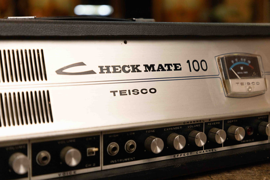 Teisco Checkmate 100 Tube Head 100w - 1970’s