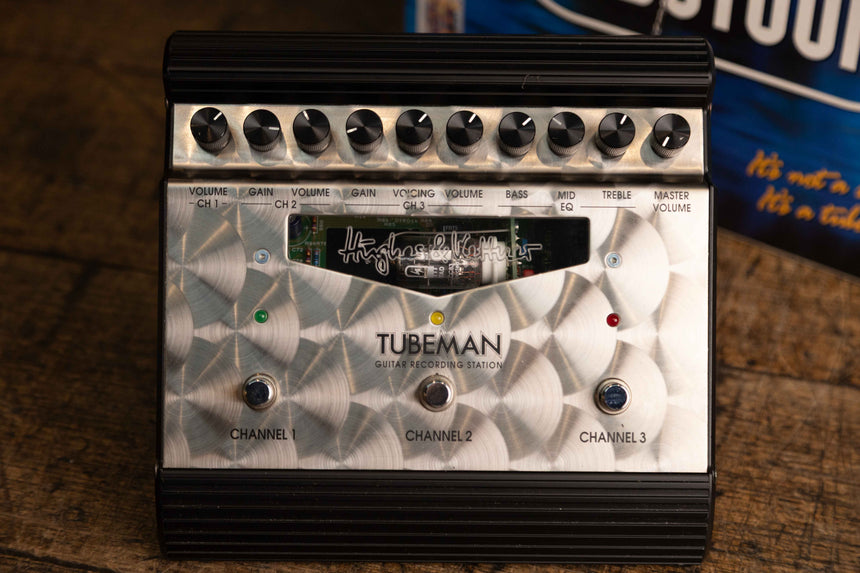 Hughes & Kettner Tubeman 3-Channel Guitar Recording Station MKII 2000s - Silver