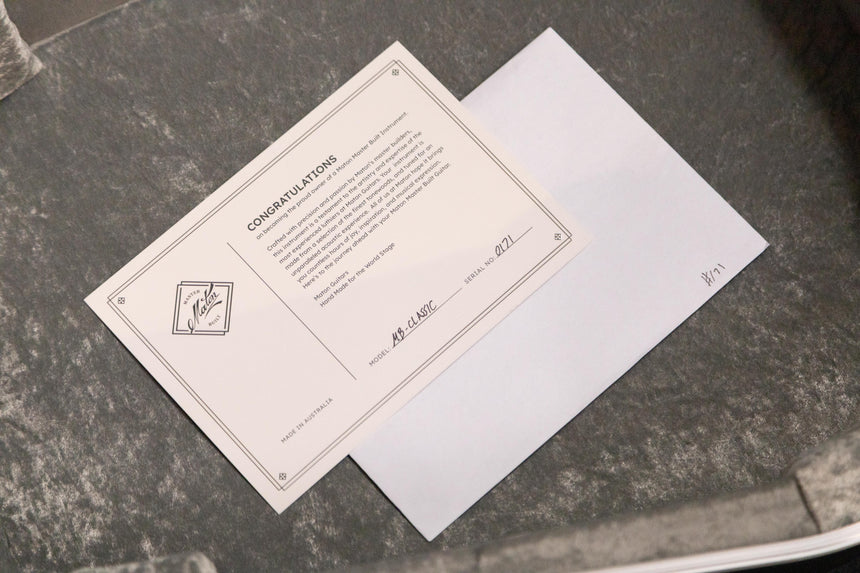 Maton Master Built The Maton Classic Acoustic Guitar