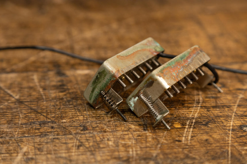 Bare Knuckle Black Dog Humbucker Set - Relic Nickel