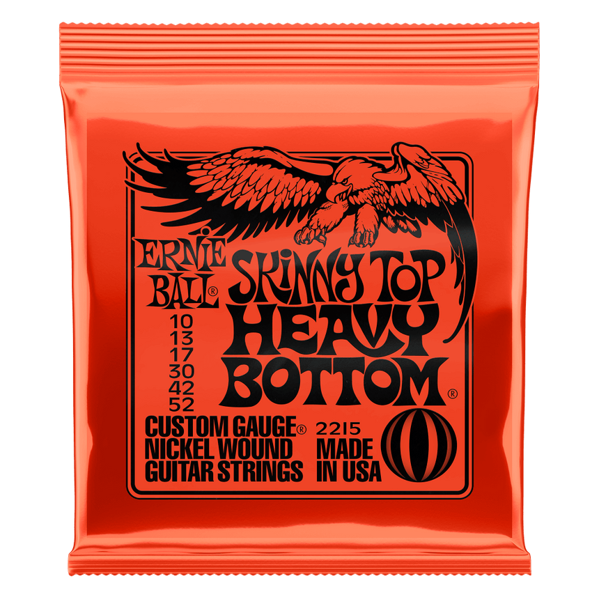ERNIE BALL SKINNY TOP HEAVY BOTTOM SLINKY NICKEL WOUND ELECTRIC GUITAR STRINGS 10-52 GAUGE