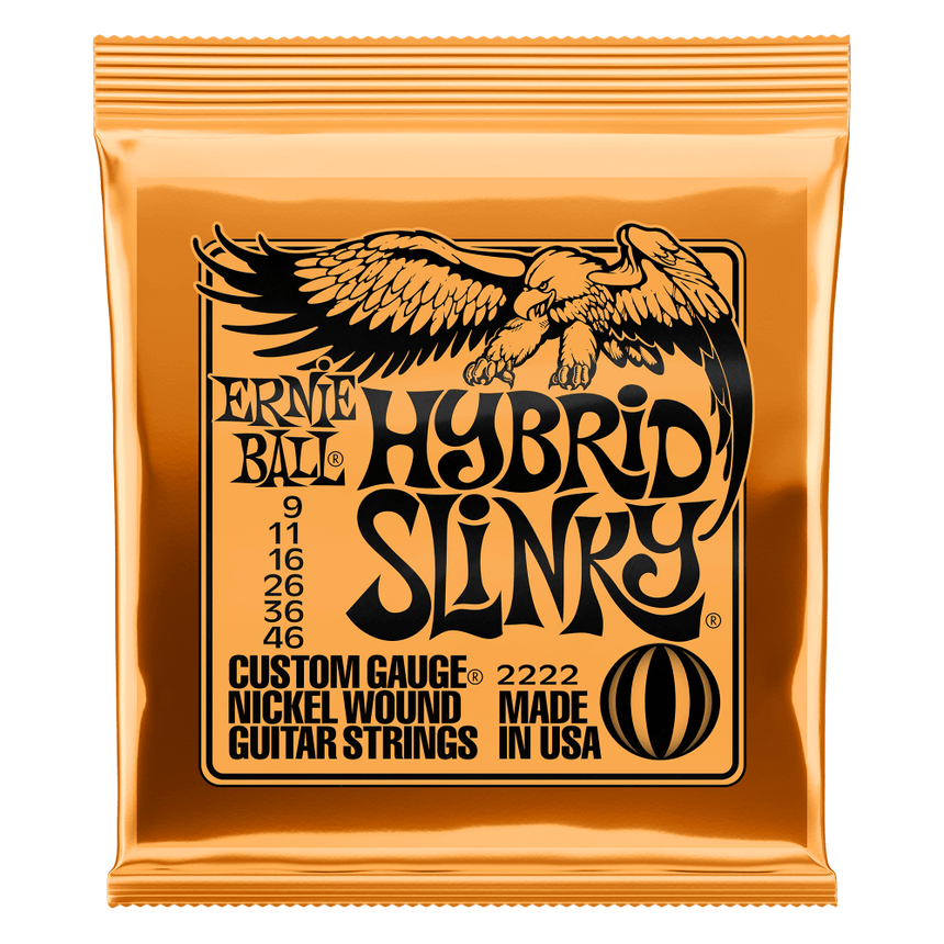 ERNIE BALL HYBRID SLINKY NICKEL WOUND ELECTRIC GUITAR STRINGS 9-46 GAUGE