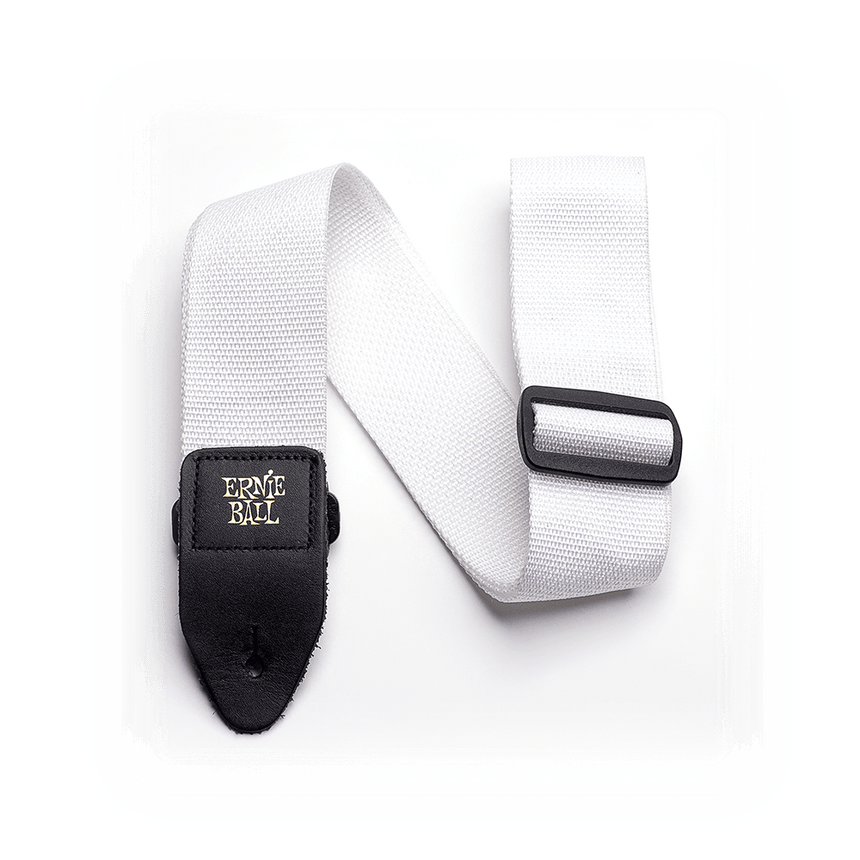 Ernie Ball Polypro Guitar Strap - White