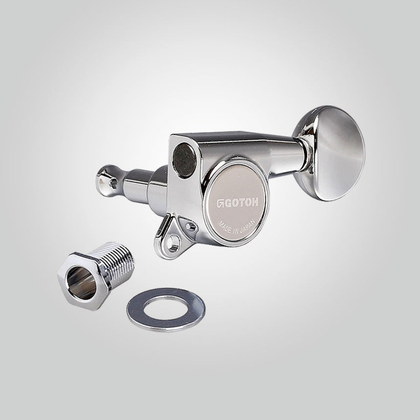 Gotoh SG381 Modern Keystone Tuners - Chrome (3-per-side)
