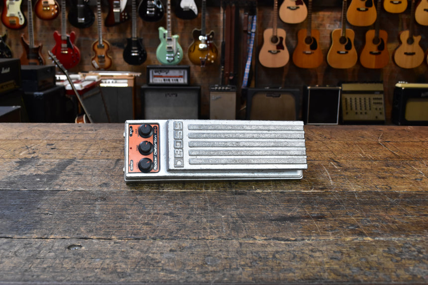 Rocker Boss Boss PD-1 Rocker Distortion 1980s - White/Orange – Clingan Guitars