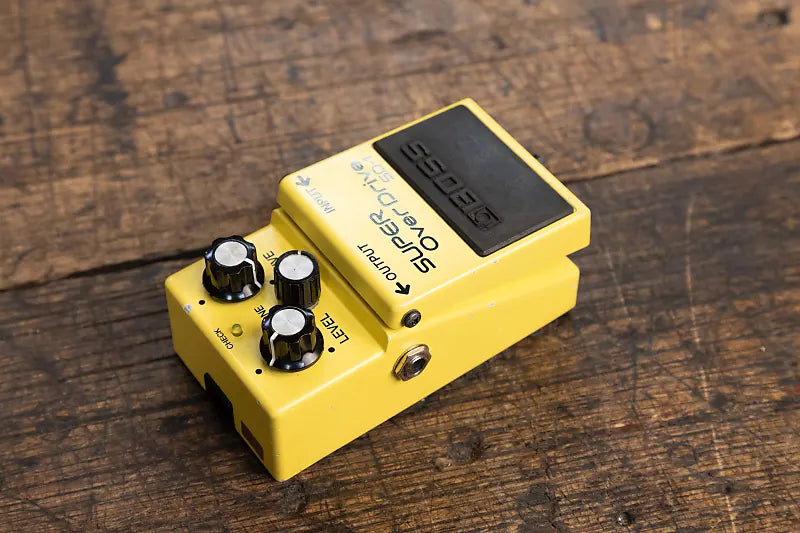 Boss SD-1 Super OverDrive (Silver Label) 1997 - Present - Yellow