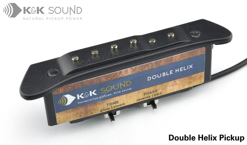 K&K Sound Double Helix Solo Soundhole Acoustic Guitar Pickup